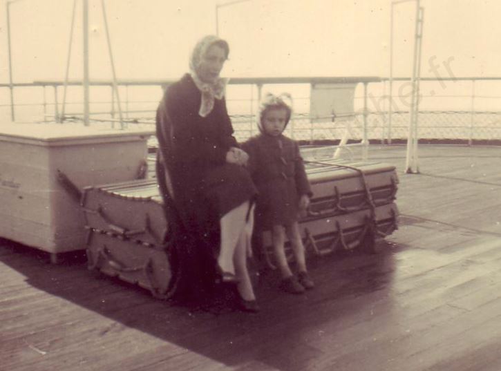 Ma mere avec mon frere